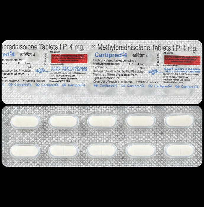 Cartipred 4mg Tablet - Classic Derma