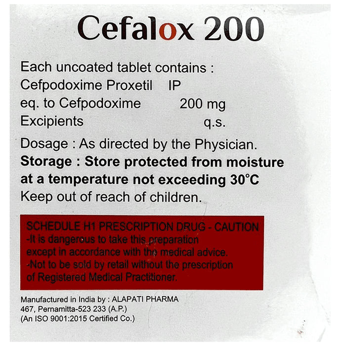 Cefalox 200 Tablet
