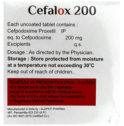Cefalox 200 Tablet