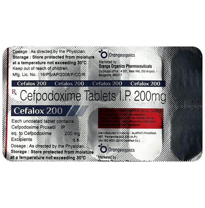 Cefalox 200 Tablet