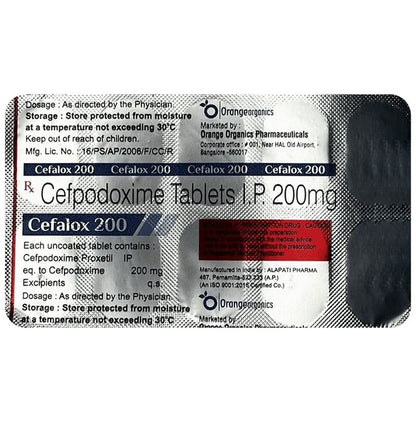 Cefalox 200 Tablet