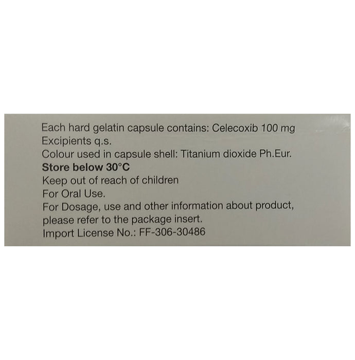 Celebrex 100mg Capsule
