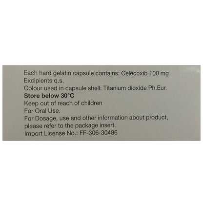 Celebrex 100mg Capsule
