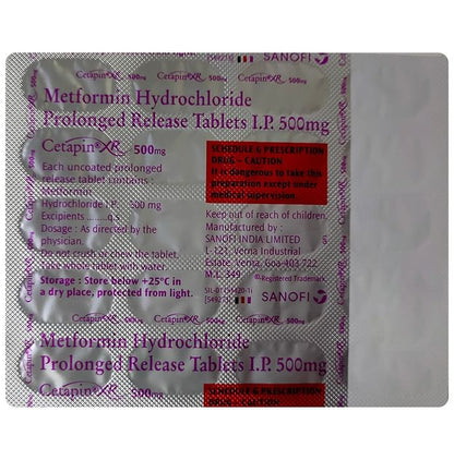 Cetapin XR 500mg Tablet