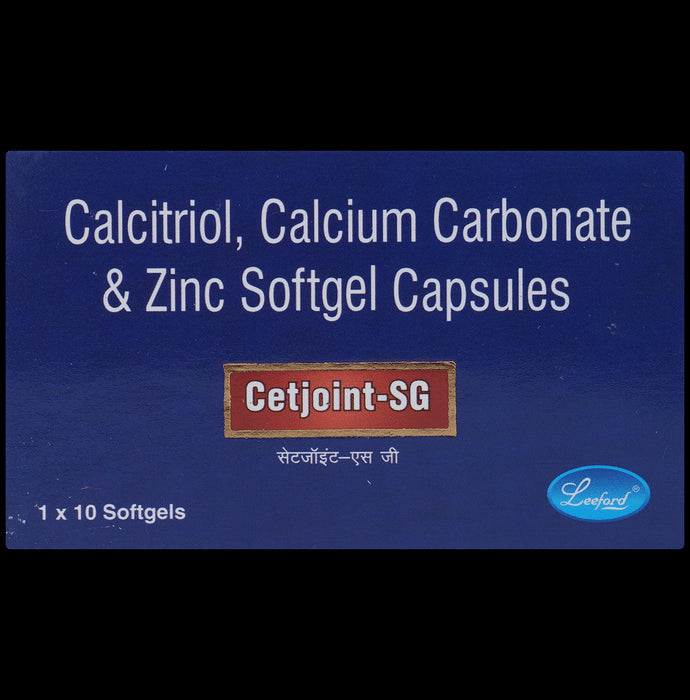 Cetjoint SG Soft Gelatin Capsule
