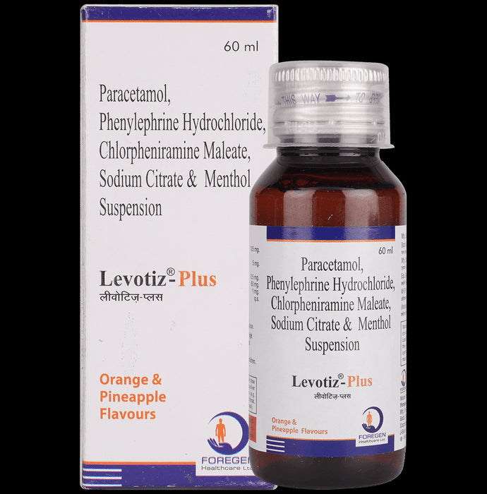 Levotiz Plus Syrup - Classic Derma