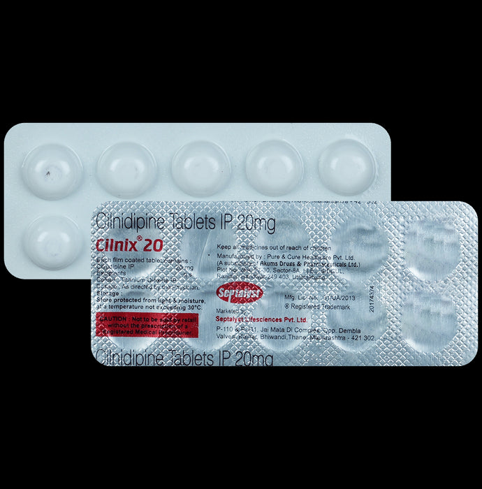 Cilnix 20mg Tablet - Classic Derma