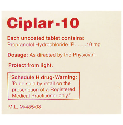 Ciplar 10 Tablet