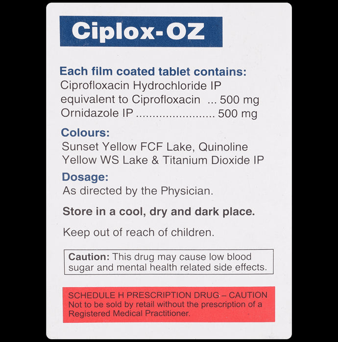 Ciplox-OZ Tablet