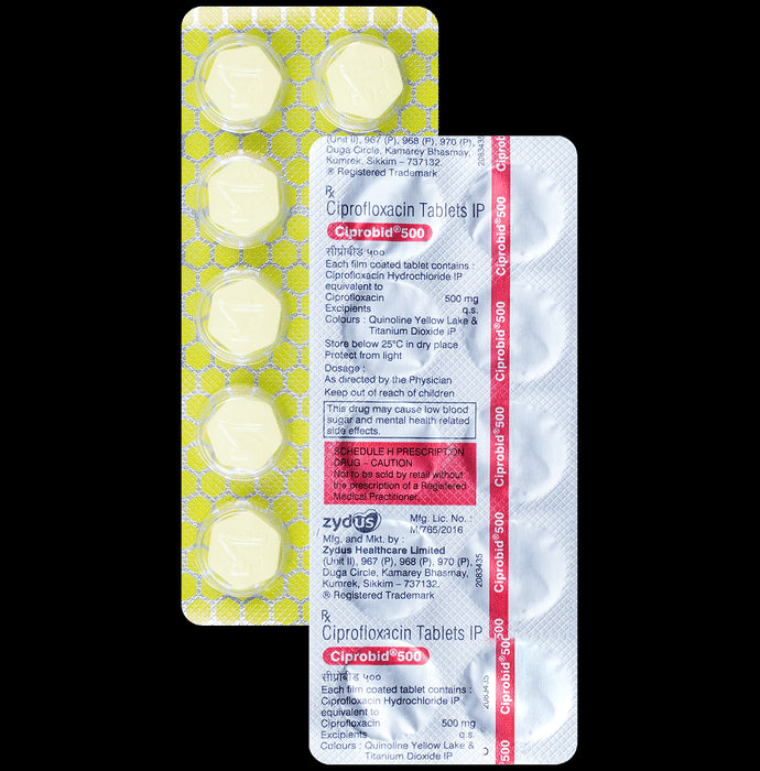 Ciprobid 500 Tablet - Classic Derma