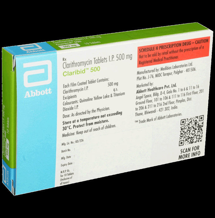 Claribid 500 Tablet