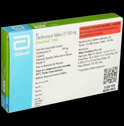 Claribid 500 Tablet