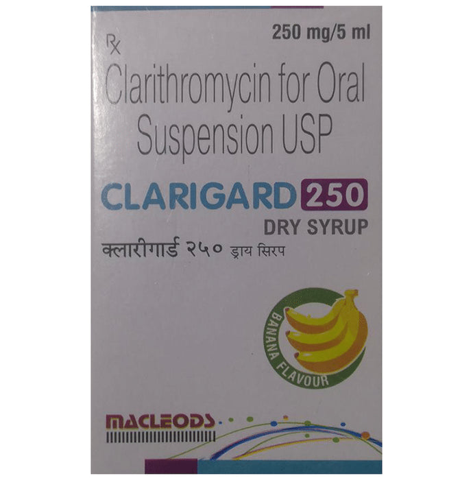 Clarigard 250mg Dry Syrup Banana - Classic Derma