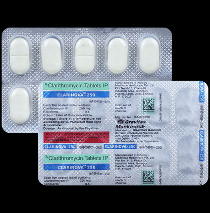 Clarinova 250 Tablet - Classic Derma