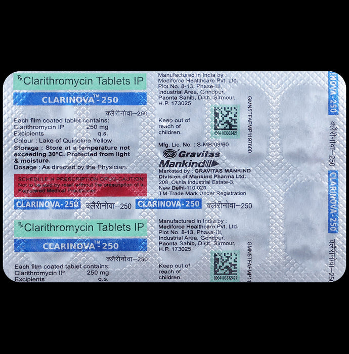 Clarinova 250 Tablet