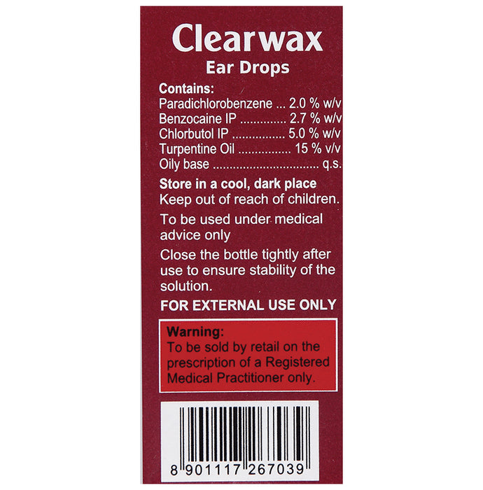 Clearwax Ear Drop