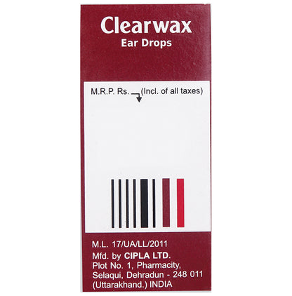 Clearwax Ear Drop