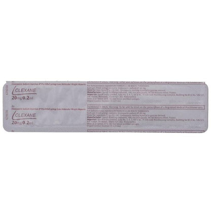 Clexane 20mg Injection