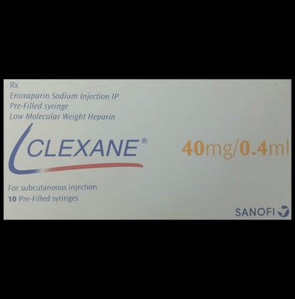 Clexane 40mg Injection (0.4ml Each) - Classic Derma