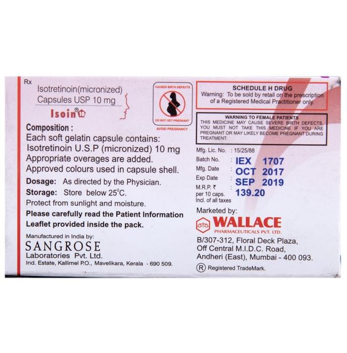 Isoin 10 Capsule