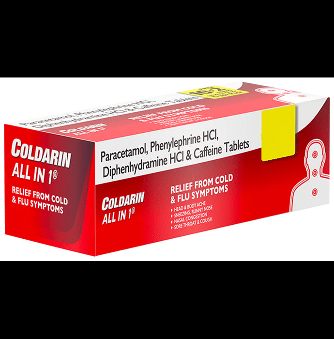 Coldarin All in 1 Tablet - Classic Derma