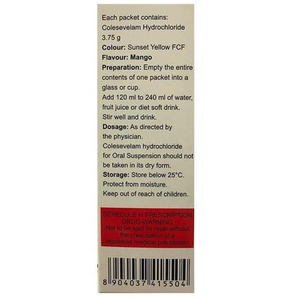 Colsenat 3.75 Oral Suspension Mango Sugar Free