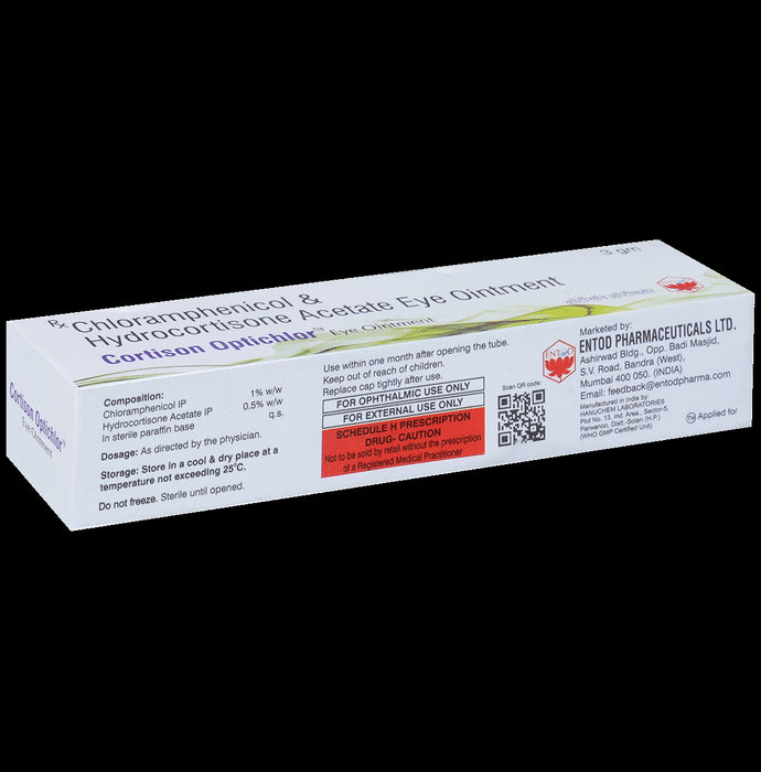 Cortison Optichlor Eye Ointment