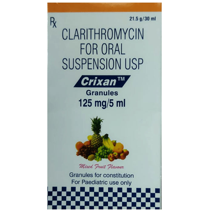 Crixan 125mg Granules Mixed Fruit - Classic Derma