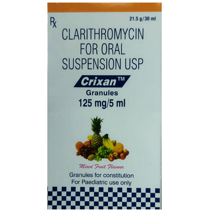 Crixan 125mg Granules Mixed Fruit - Classic Derma