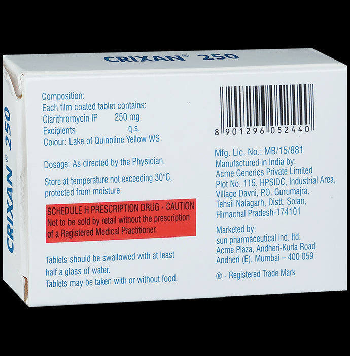 Crixan 250 Tablet
