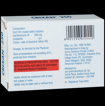 Crixan 250 Tablet