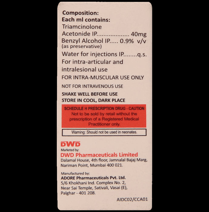 D Cort 40mg Injection