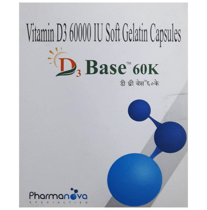 D3 Base 60K Soft Gelatin Capsule - Classic Derma