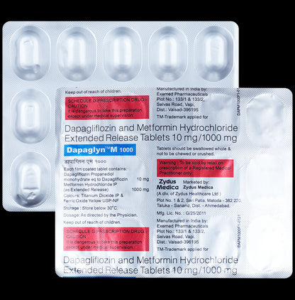 Dapaglyn M 1000 Tablet ER - Classic Derma