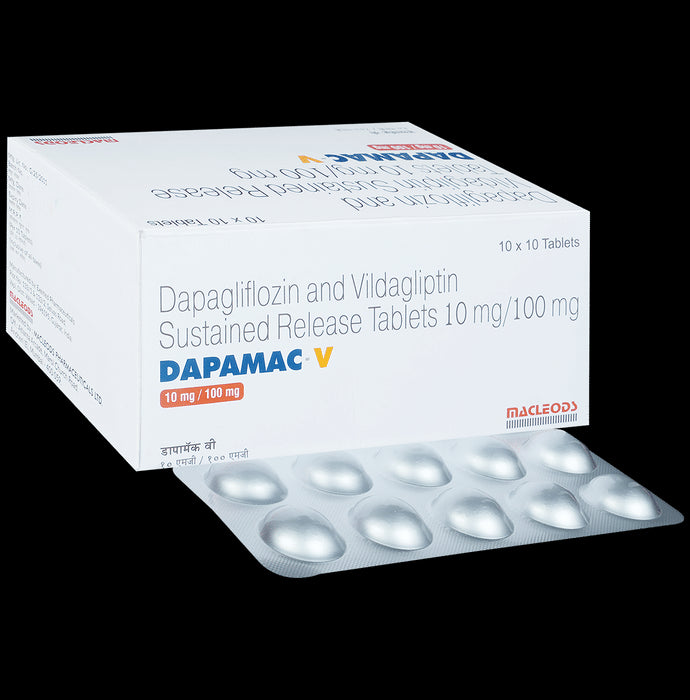 Dapamac V 10mg/100mg Tablet SR - Classic Derma