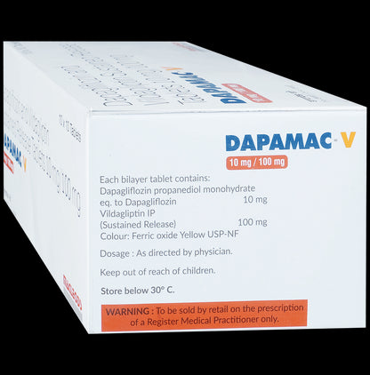 Dapamac V 10mg/100mg Tablet SR