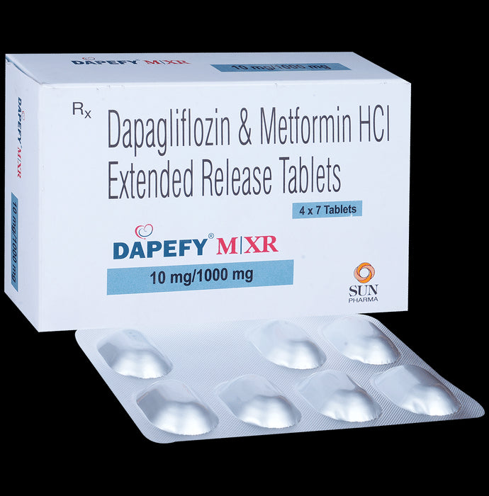 Dapefy M/XR 10mg/1000mg Tablet - Classic Derma