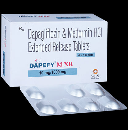 Dapefy M/XR 10mg/1000mg Tablet - Classic Derma