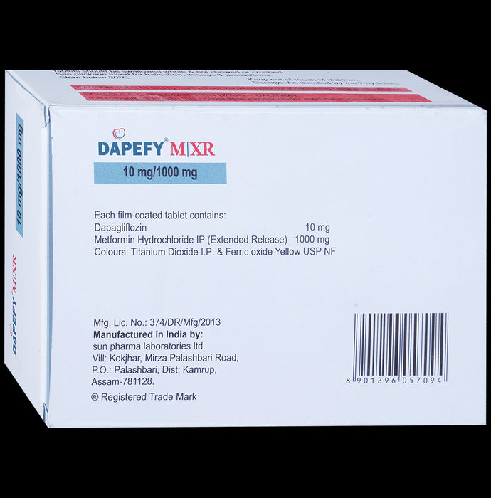 Dapefy M/XR 10mg/1000mg Tablet