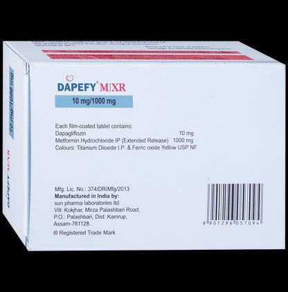Dapefy M/XR 10mg/1000mg Tablet