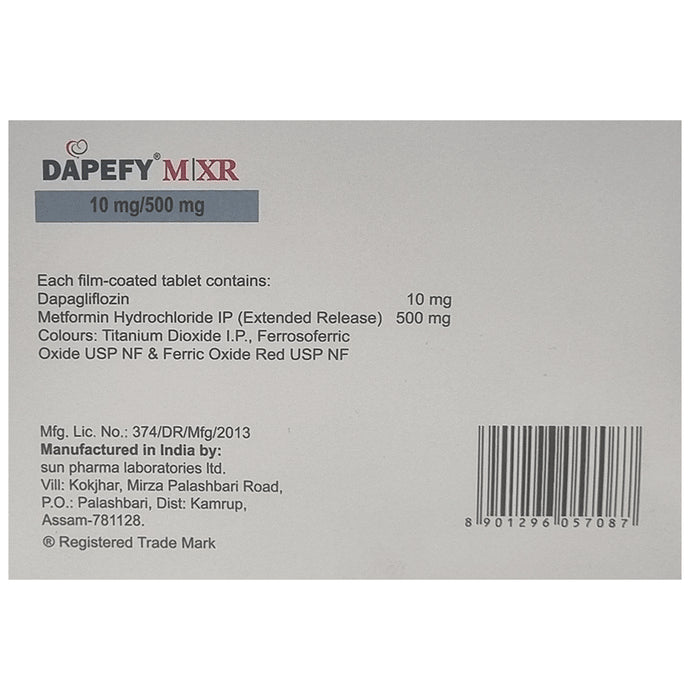 Dapefy M/XR 10mg/500mg Tablet
