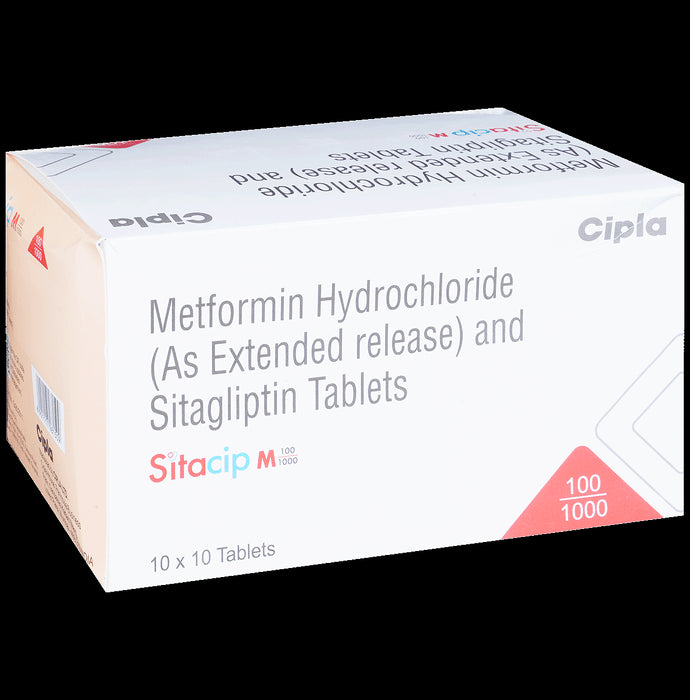 Sitacip M 100/1000 Tablet ER