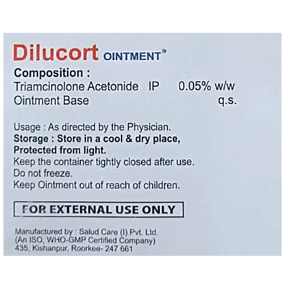Dilucort 0.05% Ointment