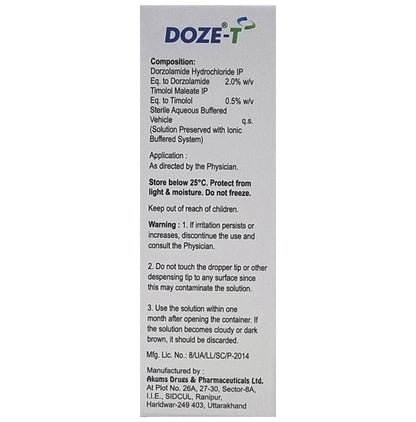 Doze T Eye Drop