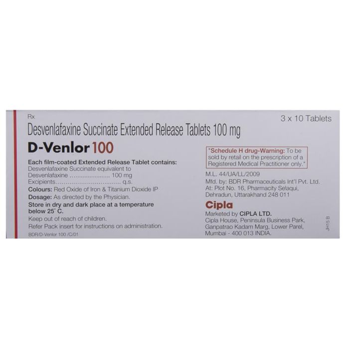 D-Venlor 100 Tablet ER