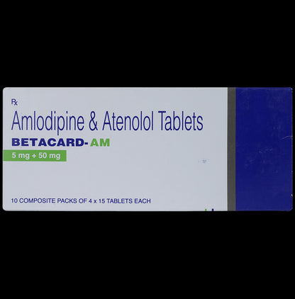 Betacard-AM 5mg/50mg Tablet