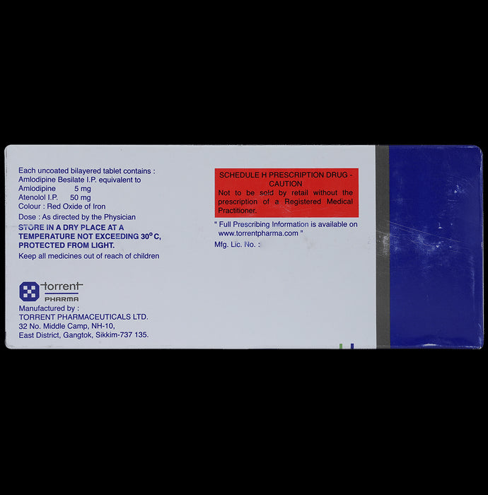 Betacard-AM 5mg/50mg Tablet