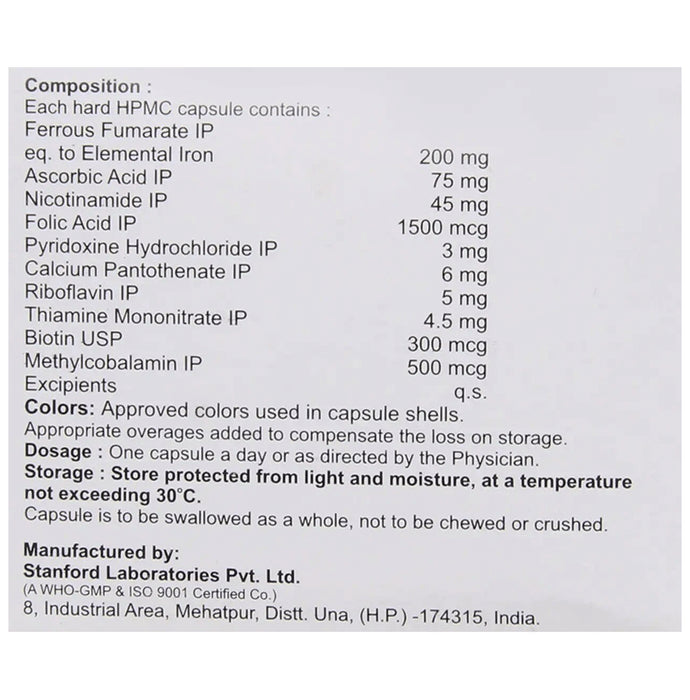 Eido -Fe Forte Capsule | Nutritional Supplement