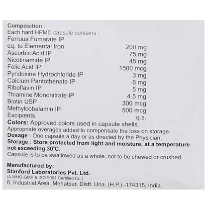 Eido -Fe Forte Capsule | Nutritional Supplement