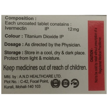 Elder Ivermectin 12mg Tablet
